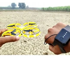 Rankų gestais valdomas dronas su pulteliu Kvadkopteris RC0573