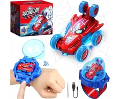 RC automobilis-voras su LED ir laikrodžio formos pulteliu