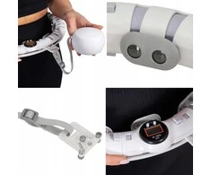 Reguliuojamas „Smart Hula Hoop“ lankas su svorio plokšte, skaitikliu ir masažiniu efektu