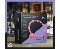 Reguliuojamas svorinis „Smart Hula Hoop“ lankas treniruotėms ir liemens formavimui Plus Size