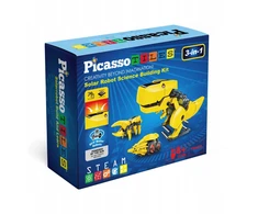 Saulės energija varomas robotas PicassoTiles, 3 modeliai