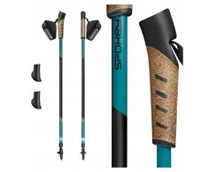 Šiaurietiško ėjimo (Nordic Walking) teleskopinės lazdos SPOKEY, 105–135 cm