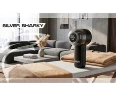 Silver Sharky Sidabrinis Sharky Elektrinis pūkų rinkiklis Sidabrinis SHARKY, 6 peiliukai