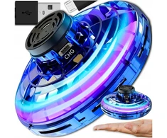 Skraidantis besisukantis UFO žaislas vaikams su USB