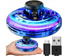 Skraidantis besisukantis UFO žaislas vaikams su USB