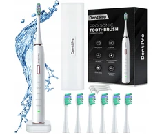 Sonicinis dantų šepetėlis DentiPro, 6 antgaliai