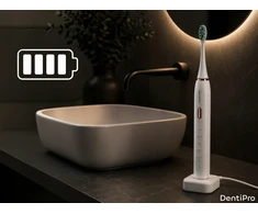 Sonicinis dantų šepetėlis DentiPro, 6 antgaliai