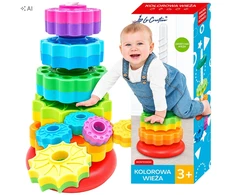 Spalvota lavinamoji spiralė MTA, 6 žiedai
