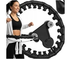 Sportinis Hula Hoop lankas su masažiniais elementais kūno formavimui, 24 dalys