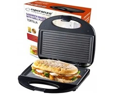 Sumuštinių keptuvė–grilis 1000 W – panini, mėsai ir sumuštiniams