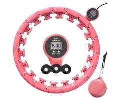 Svorinis Hula Hoop su masažuojančiais elementais ir svorio kamuoliu