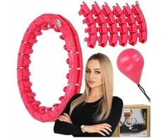 Svorinis „Smart Hula Hoop“ lankas su masažiniais iškilimais liekninimui