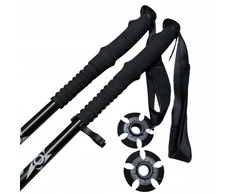 Trekking ir Nordic Walking lazdos – reguliuojamos, teleskopinės, sulankstomos (64–135 cm)