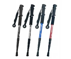 Trekking ir šiaurietiško ėjimo (Nordic Walking) teleskopinės aliuminės lazdos