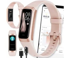 TUTT Yoko Smart Watch: AMOLED ekranas, du dirželiai – gali keisti stilių pagal progą, tinka sportui ir kasdienai.