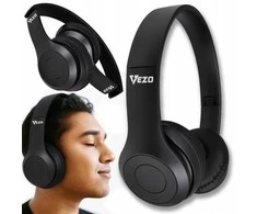 VEZO belaidės on-ear ausinės Bluetooth MP3 – sportui ir žaidimams