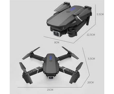 WiFi, FPV dronas vaikams su dviem kameromis ir 3 akumuliatoriais