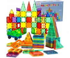 XXL 3D magnetinių plytelių konstruktorius vaikams, 100 dalių