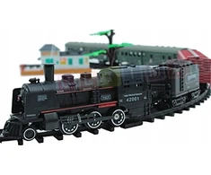 Žaislinė traukinių trasa LEAN Toys, 25 dalys