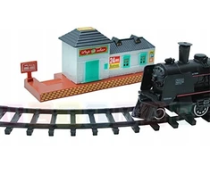 Žaislinė traukinių trasa LEAN Toys, 25 dalys