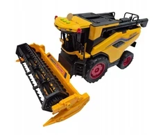 Žaislinis New Holland traktorius-kombainas – su garsais, šviesomis ir važiuojančiomis detalėmis