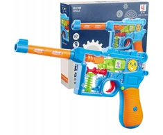 Žaislinis šviesos ir garso pistoletas YJ Toys, įvairiaspalvis