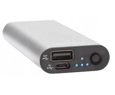 Zippo 2-in-1: Išorinė baterija ir rankų šildytuvas – 2600 mAh, sidabrinis