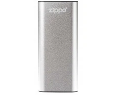 Zippo 2-in-1: Išorinė baterija ir rankų šildytuvas – 2600 mAh, sidabrinis