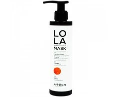 Artègo Lola Your Beauty Colour Mask Coral plaukų kaukė, 200 ml