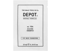 Depot, 100 Hair Cleansing No. 104, Botanical Complex, Hair Šampūnas, For Neutralisation Of Geltona Tones, 10 ml
