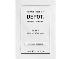 „Depot 300 Hair Stylings No. 304“ botaninis plaukų formavimo gelis stipriai fiksuojantiems plaukams, 10 ml