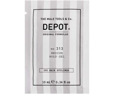 Depot, 300 Hair Stylings No. 313, UV Filter, Hair Styling Gel, Definition - Control, Medium Hold, 10 ml