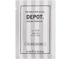Depot, 300 Hair Stylings No. 313, UV Filter, Hair Styling Gel, Definition - Control, Medium Hold, 10 ml