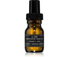 Depot No. 505 Conditioning Beard Oil Leather &amp; Wood - kondicionuojamasis barzdos aliejus, 30 ml