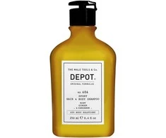 Depot 600 Body Solutions No. 606 Mint Ginger &amp; Cardamom Dušo želė &amp; Šampūnas 2-In-1 Botanical Complex, 250 ml