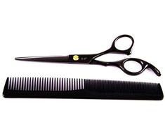 Fox Juodas Rose Juodas hairdressing scissors 6.0" set with accessories