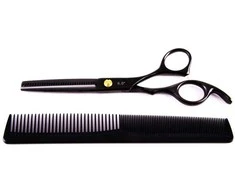 Fox Juodas Rose Professional thinning 6.0" in a case