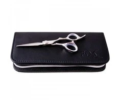 Fox Rose Sidabrinis Premium Professional Hairdressing Scissors in a Case