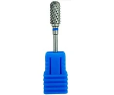 Blue Carbide Cylindrical Cutter - Nail manicure cutter, mėlynas colour