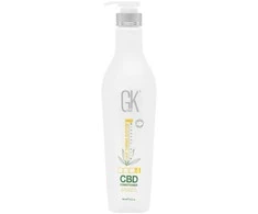 GK hair Global Keratin CBD veganiškas plaukų kondicionierius atkuriamiesiems plaukams, 650 ml
