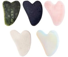 Gua Sha Stone for Face Massage Many Colours - Mėlyna