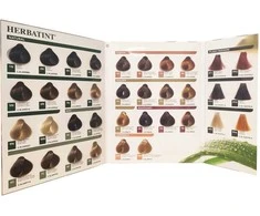 Herbatint Colour Palette Hairdresser's Template