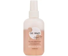 Inebrya Ice Kreminis Argan Age Pro-Age Bi-Phase Conditioner purškiamas atkuriamasis nenuplaunamas plaukų kondicionierius, 200 ml