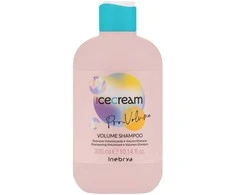 Inebrya Ice Kreminis Pro-Volume Volume Šampūnas apimties suteikiantis plaukų šampūnas, 300 ml