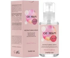 Inebrya Ice Kreminis Keratin Restructuring Serum atstatomasis plaukų serumas su keratinu, 100 ml