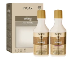 INOAR Absolut Daymoist Duo Kit - priemonių rinkinys chemiškai pažeistiems plaukams 2x250 ml
