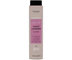 Violetinę spalvą paryškinantis šampūnas Lakme Teknia Violet Levender Šampūnas, 300 ml