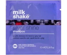 Milk Shake, Sidabrinis Shine, Hair Šampūnas, For Neutralisation Of Geltona Tones, 10 ml