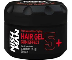 Nishman Ultra Hold Hair Gel Gum Effect plaukų formavimo gelis, 300 ml