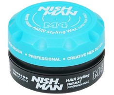 NISHMAN Matte Finish Super High Hold Wax M4, 132 g